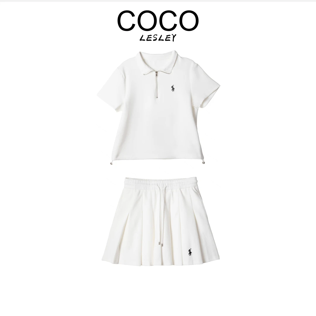 【COCO LESLEY】森系INS风罗马风梦幻风时尚套装休闲简约运动