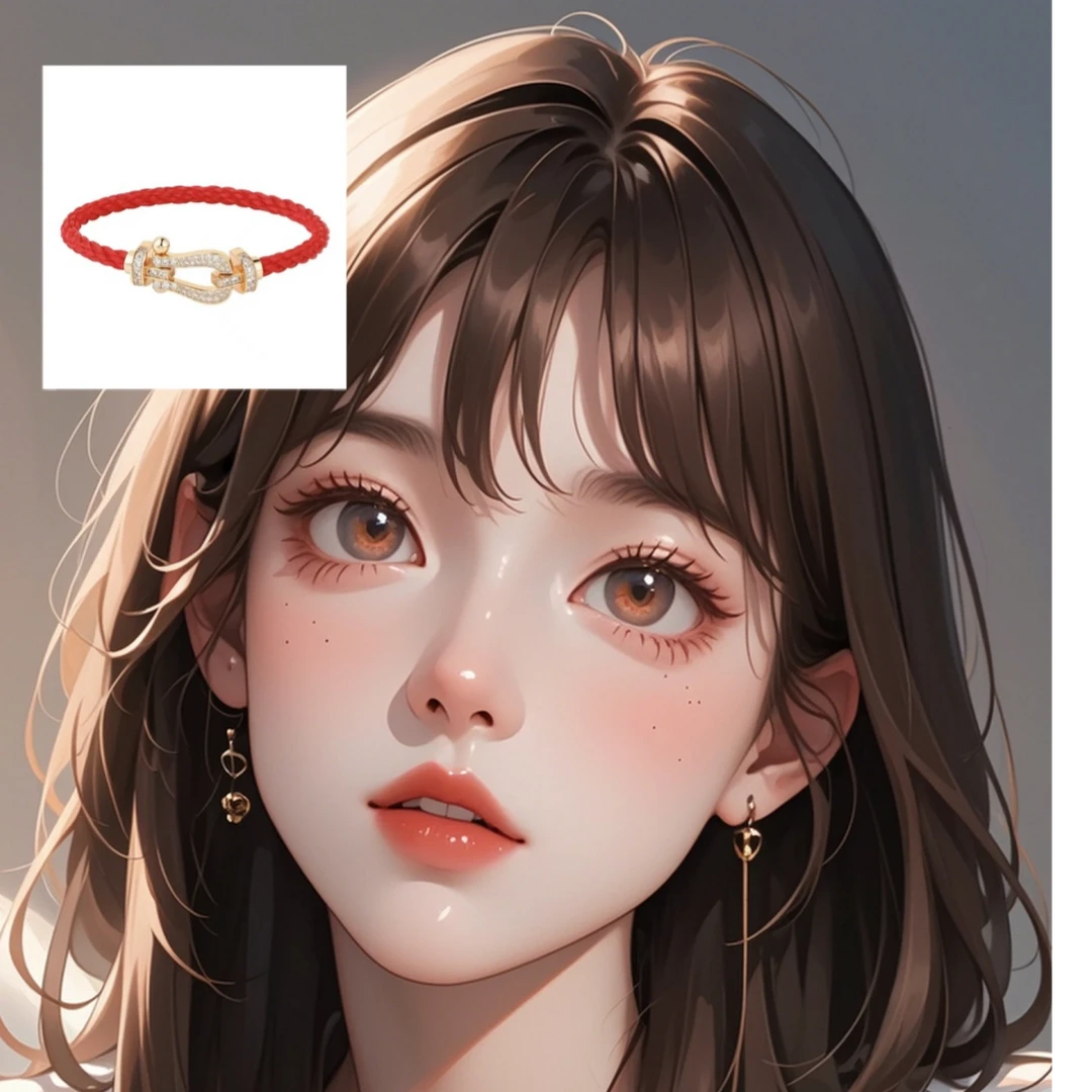 【H M】马蹄扣系列手链  时尚百搭【假发】