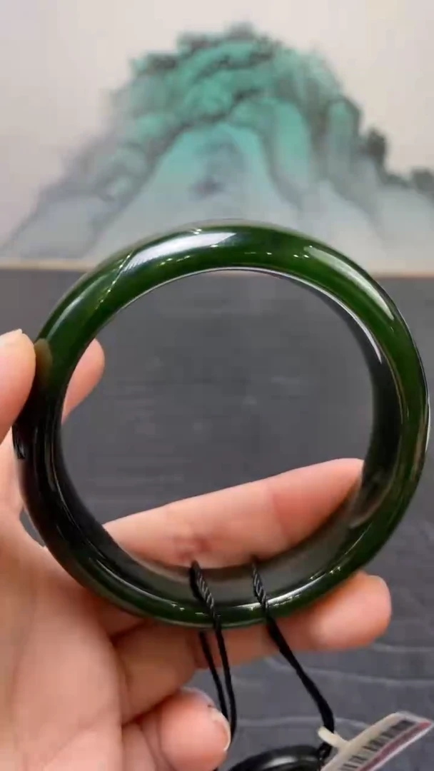 未镶嵌手镯和田玉（碧玉）59+