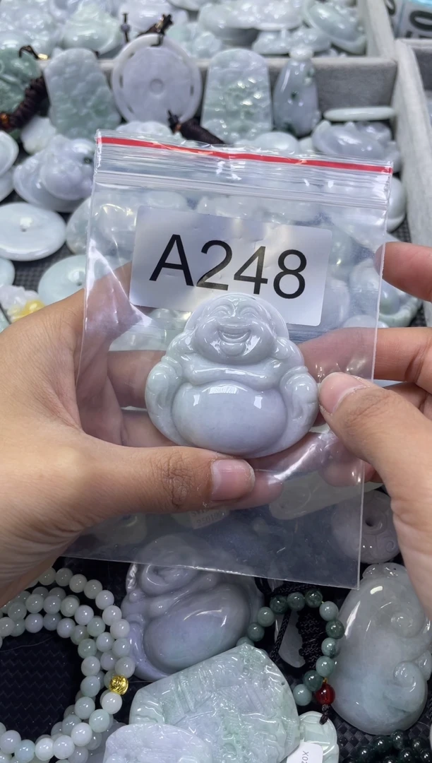 颈饰未镶嵌翡翠A248