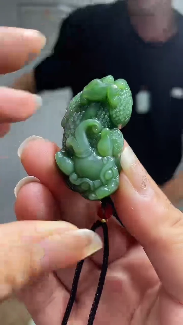 和田玉未镶嵌挂件1