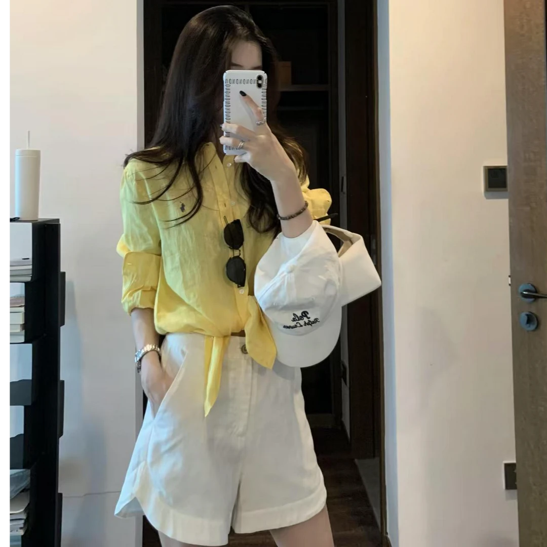 2025新款网红洋气长袖老钱风薄款透气防晒衬衫气质女装显瘦小众潮