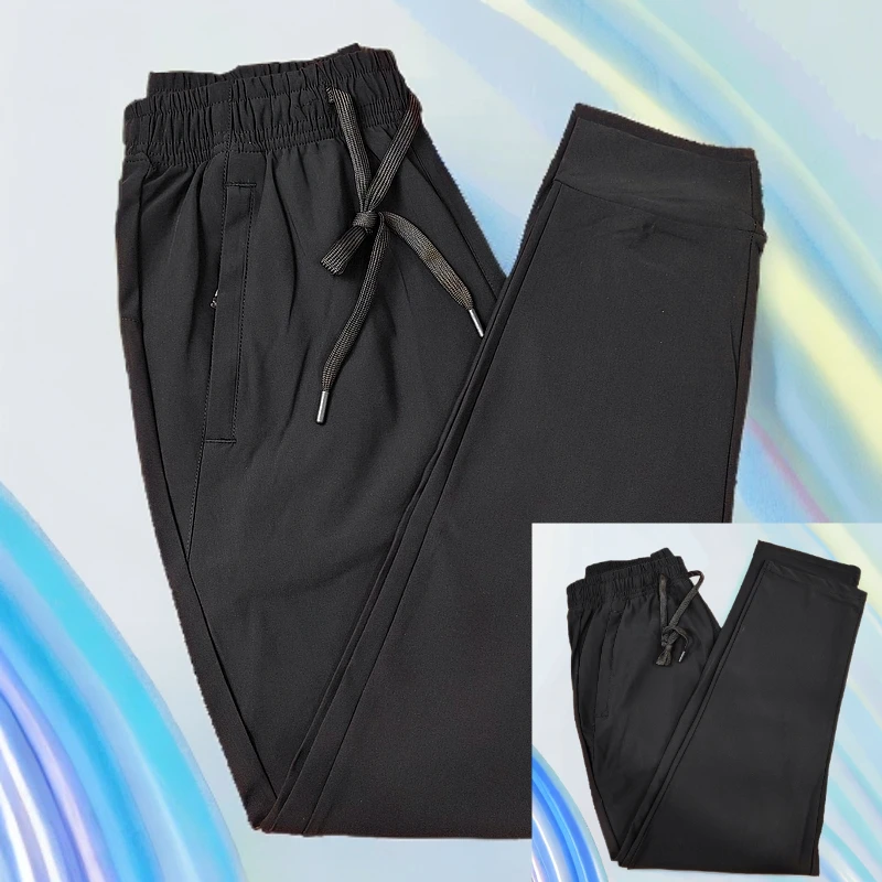 速干裤 高档冰丝裤 宽松透气直筒休闲裤男女同款