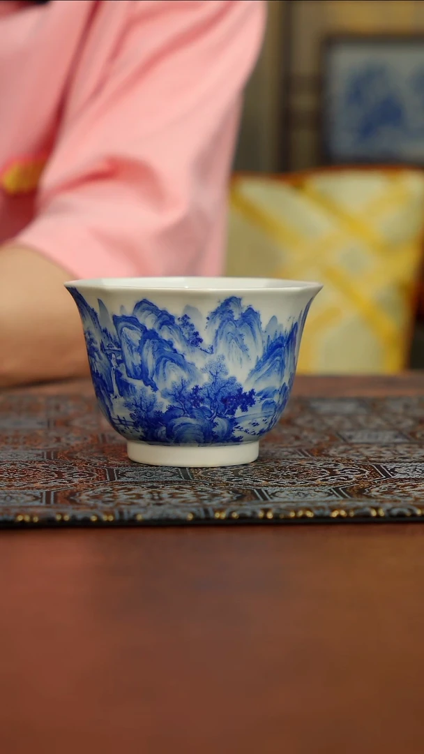 瓷片宁**衣【昱清】柴窑景德镇手工茶器