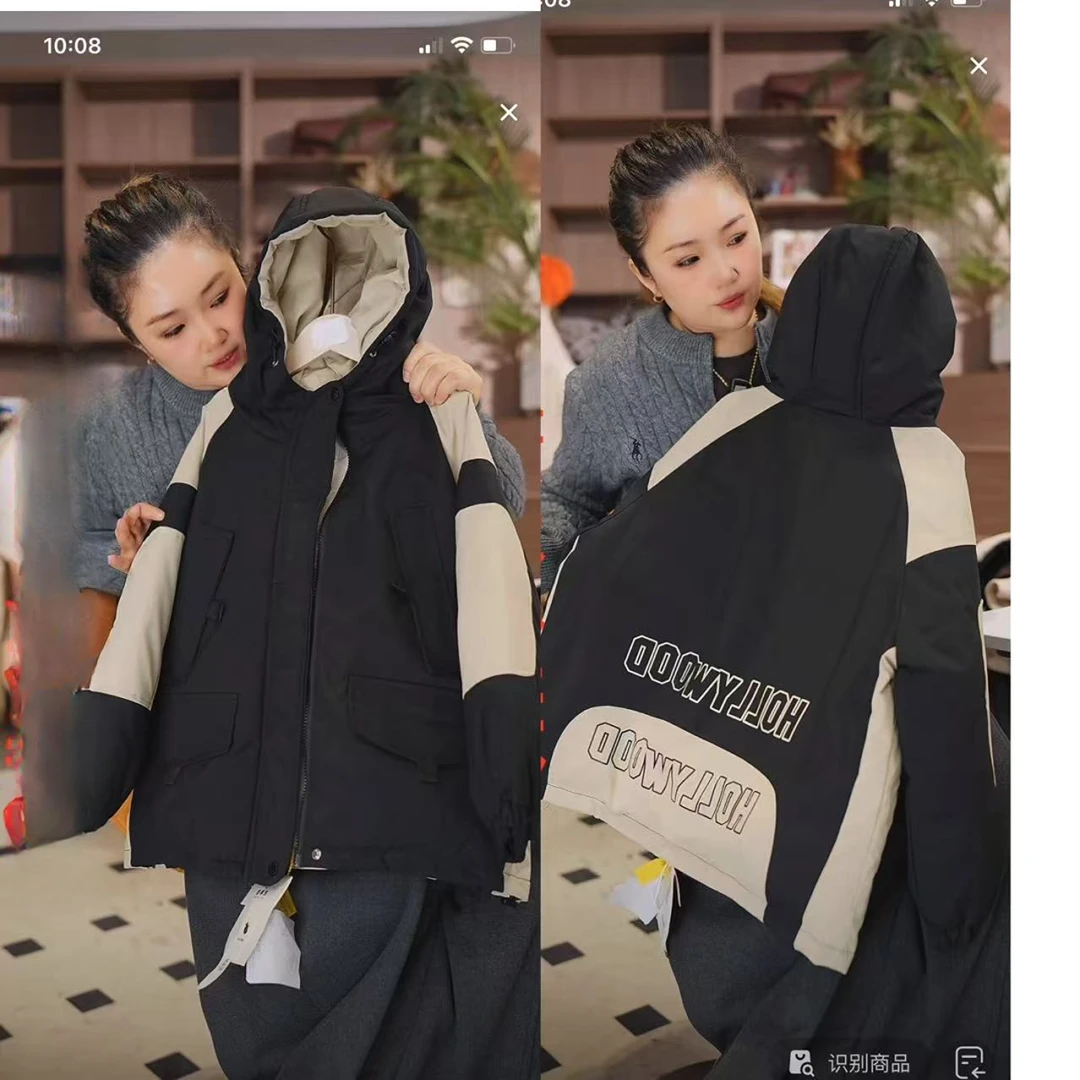 501234 韩版男女童休闲洋气百搭时尚秋冬保暖羽绒冲锋衣外套