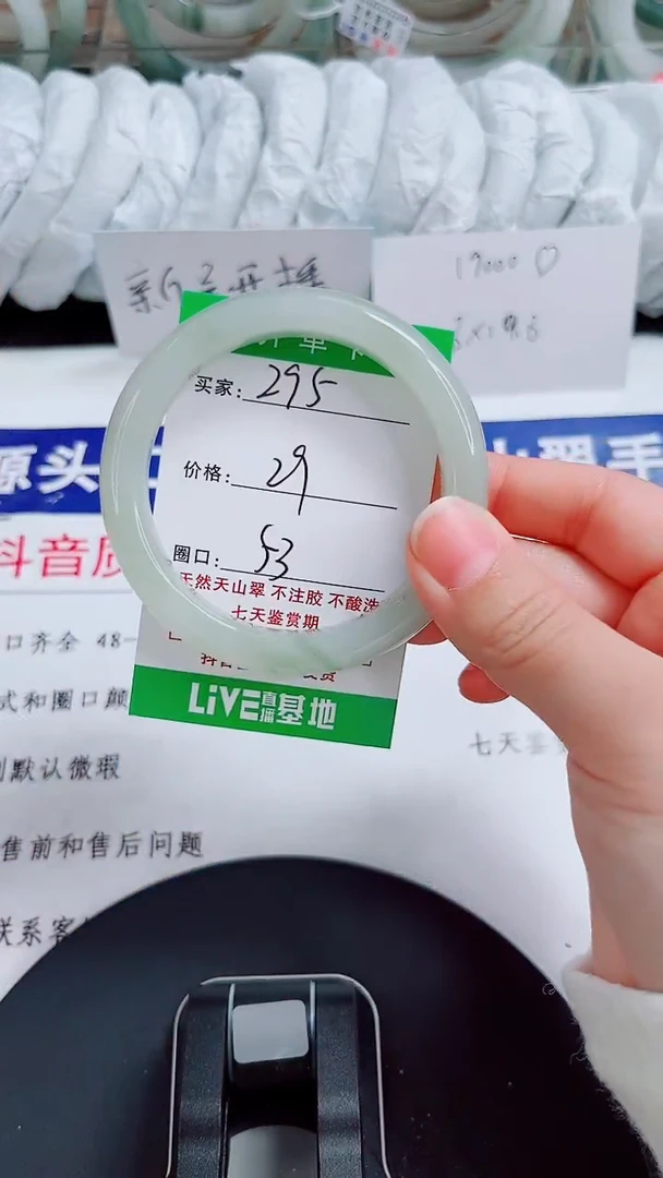 未镶嵌手镯石英质玉295-52/53