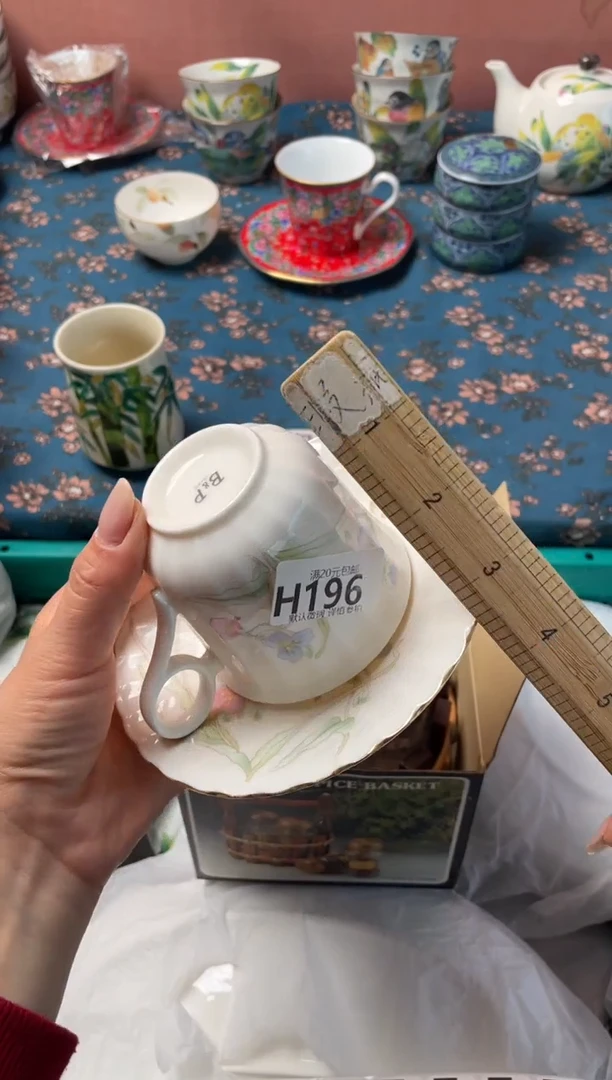 瓷片超****菇瓷器瓷器H196