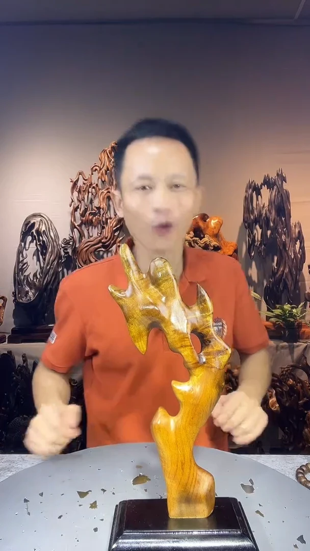 金丝楠海**川小叶桢楠随行摆件47