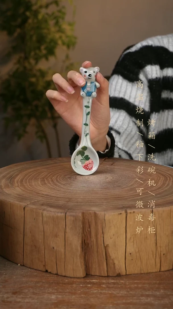 碗瓷景德镇手工手绘高温瓷釉下彩