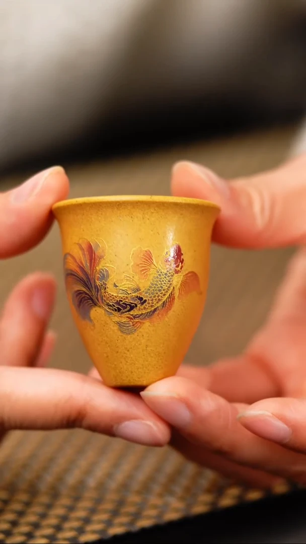 5小鱼段泥锦鲤闻香小杯