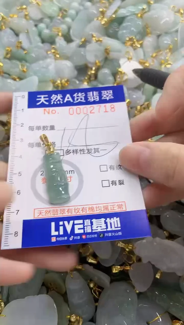 颈饰未镶嵌翡翠天然A货翡翠