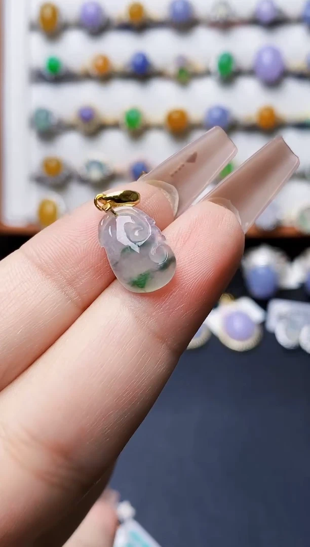 银S925镶嵌戒指翡翠1370