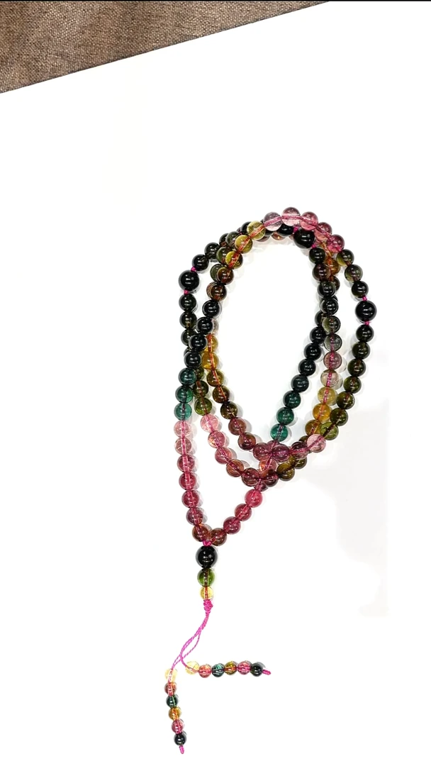 银S925镶嵌手链碧玺碧玺手链多圈