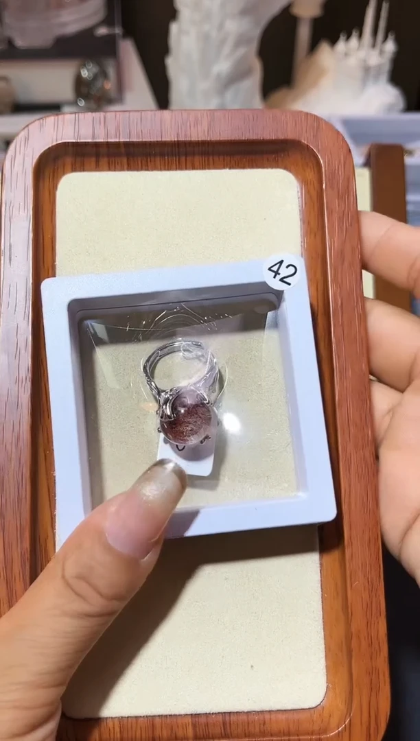 【闪购商品】水晶戒指银S925镶嵌定制