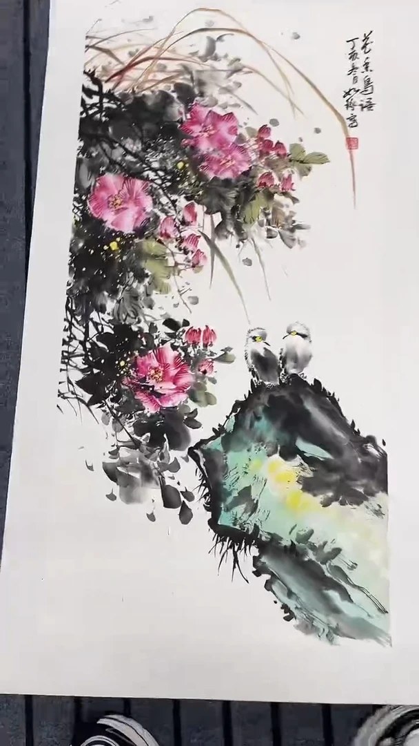 精品国画花鸟作品