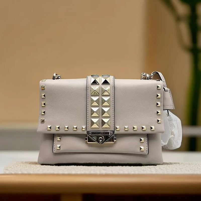 95新 MICHAELKORS/迈克高仕 mk铆钉款链条包1177 1267