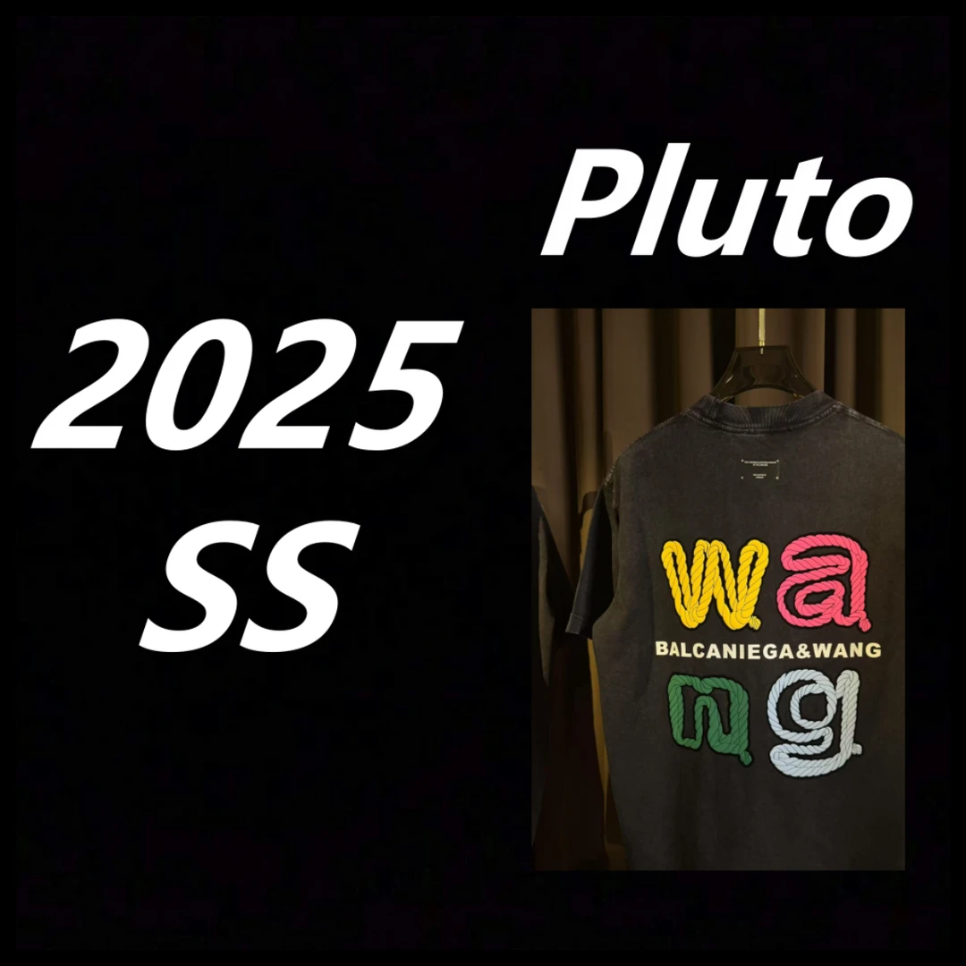 【52156】2025夏季新款大王高奢水洗发泡纯棉短袖