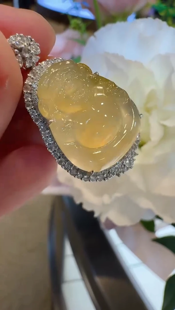 【闪购商品】翡翠吊坠(不含链)18K金镶嵌多样性团购发一件