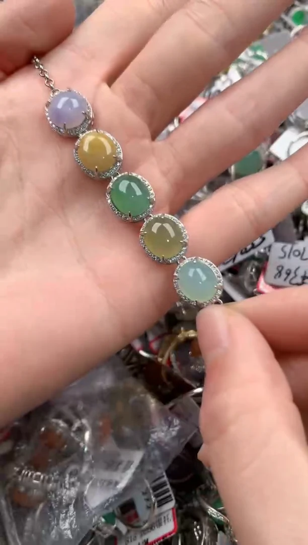 银S925镶嵌戒指翡翠333   10