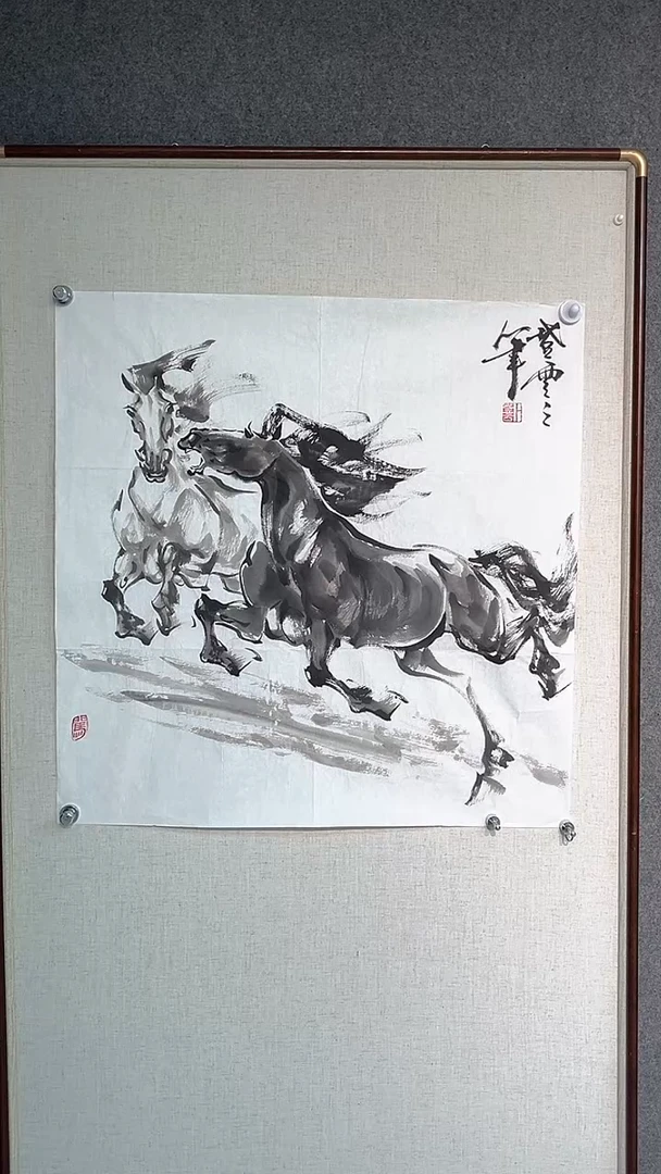 国画卜登云老师四尺斗方