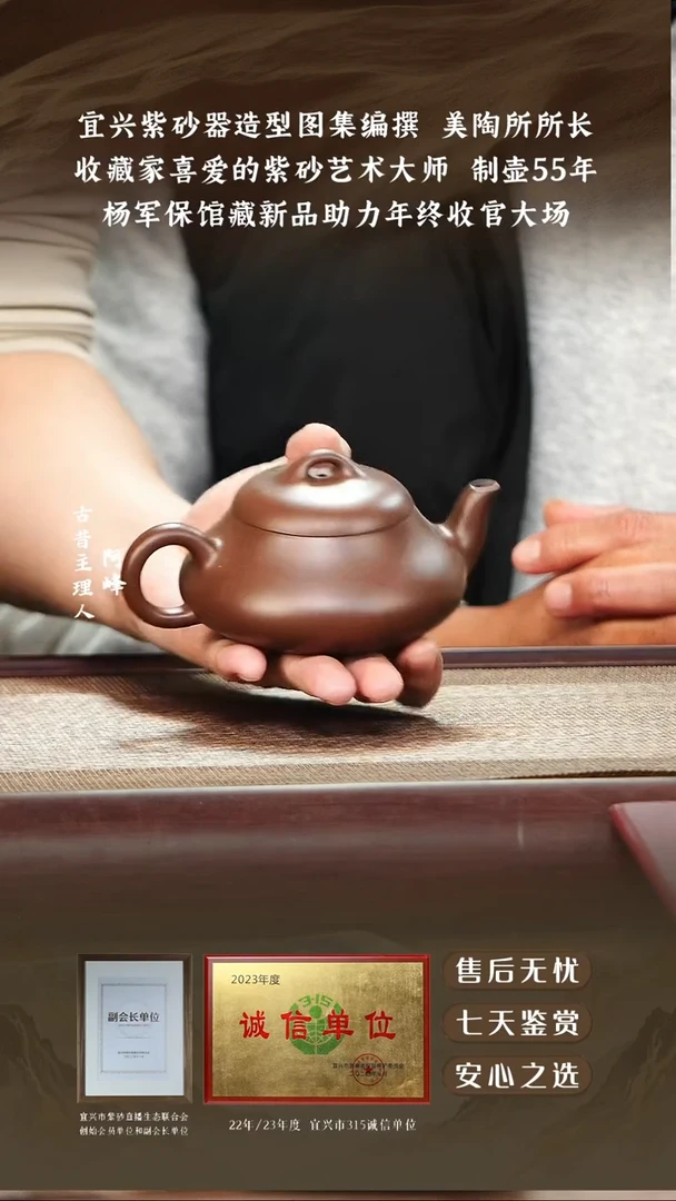 杨军保极紫泥汉棠石瓢200cc