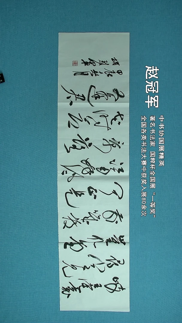 【闪购商品】书法259 上海赵冠军中书协138*34