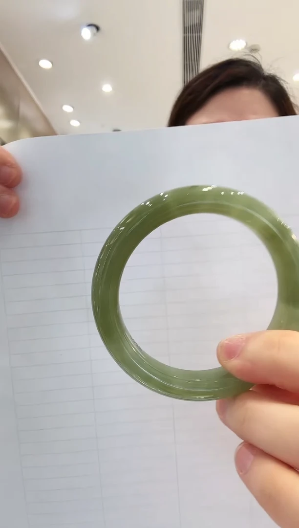 和田玉手镯未镶嵌【78】56-57