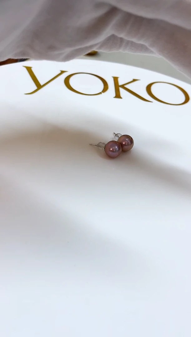颈饰银S925镶嵌淡水珍珠10mm