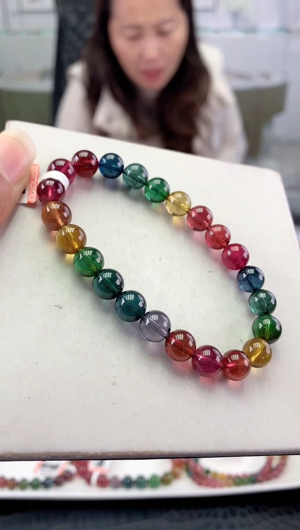 未镶嵌手串碧玺多样性发一条