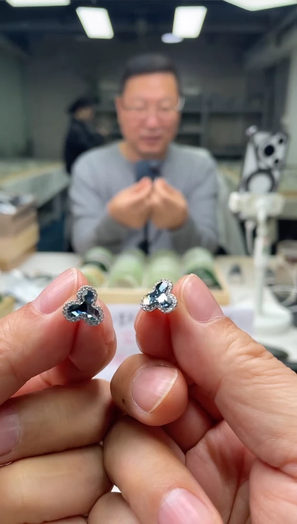 【闪购商品】闪锌矿耳饰银S925镶嵌多样性发货其一