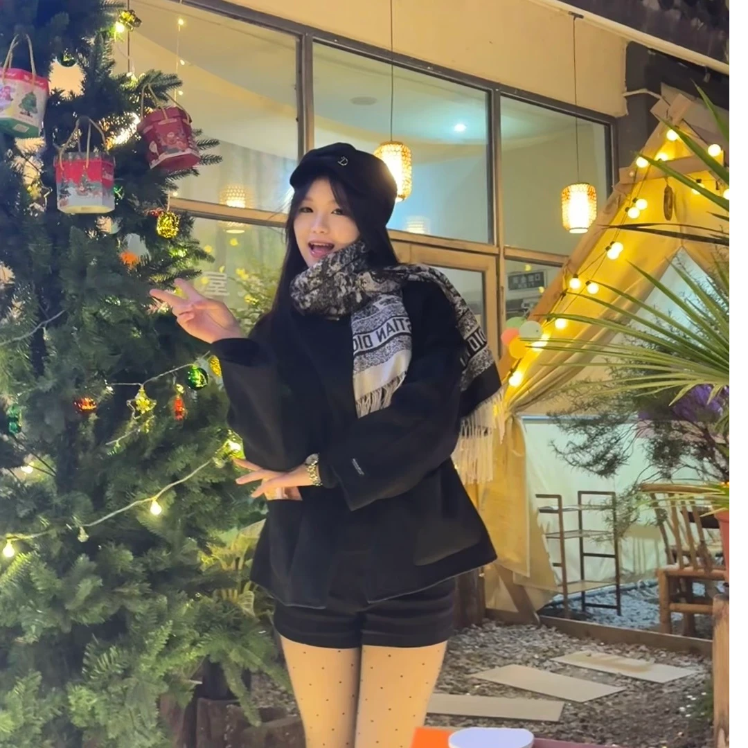 【专柜-同款】1秋冬新款保暖围巾D