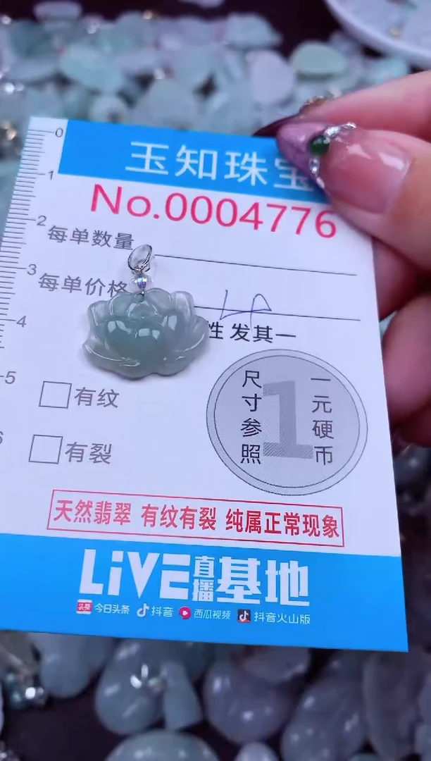 吊坠(不含链)未镶嵌翡翠4776