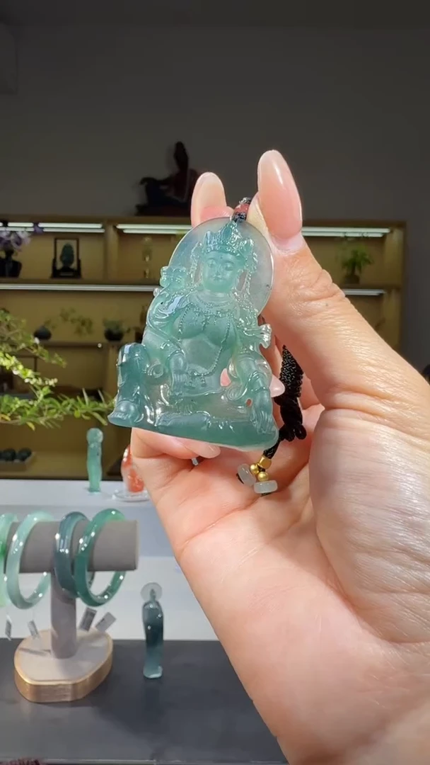 吊坠(不含链)未镶嵌翡翠观音