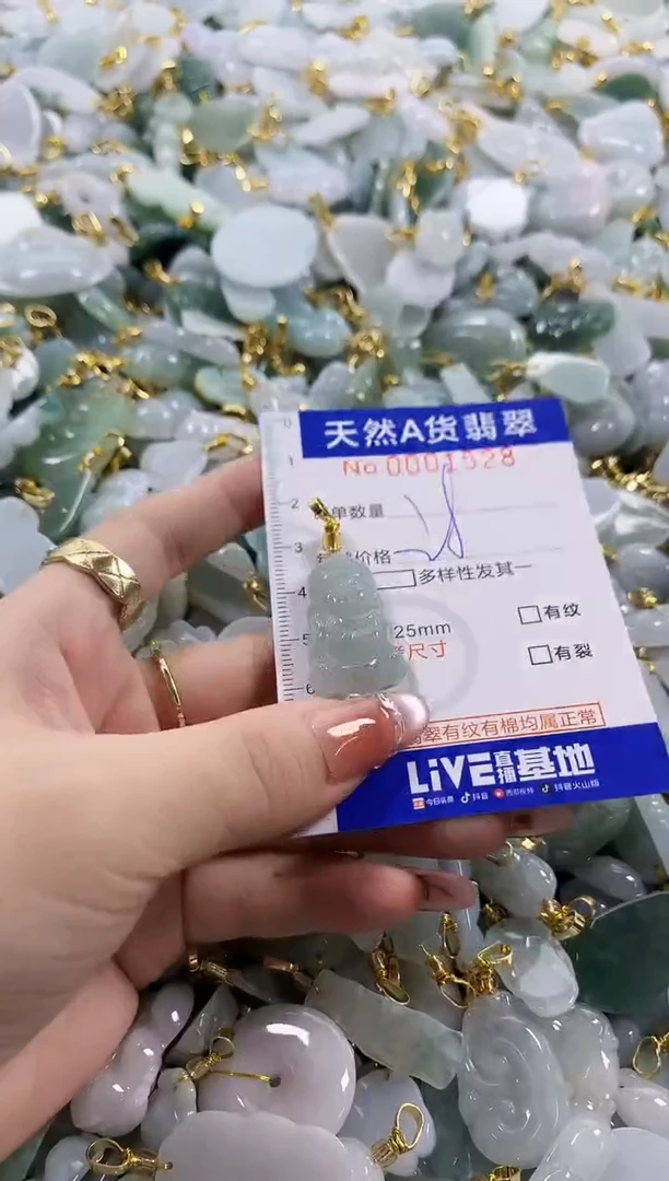 颈饰未镶嵌翡翠天然A货翡翠