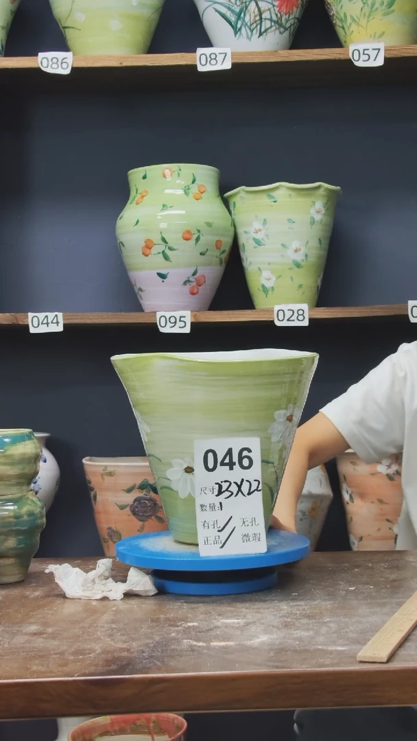 陶瓷景德镇花盆046