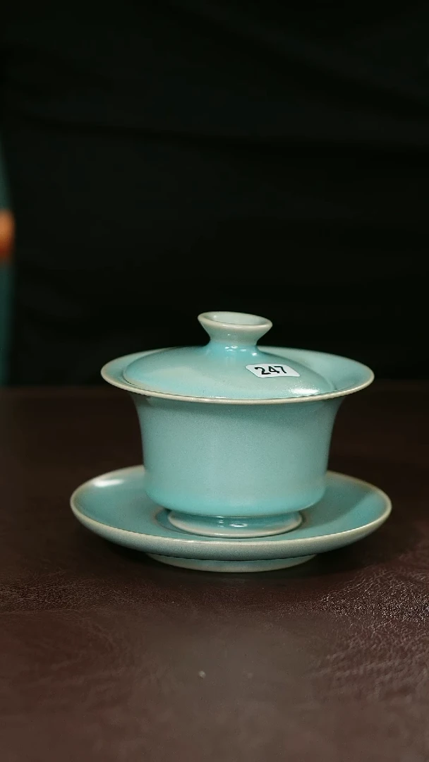 摆件瓷247微瑕原矿原釉汝宋汝瓷