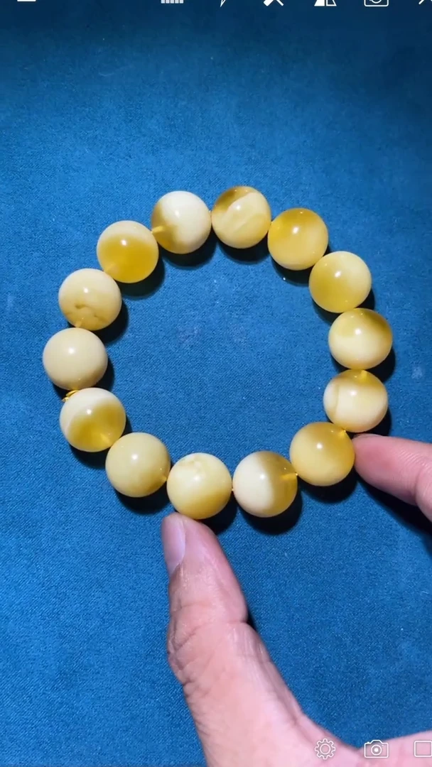 【闪购商品】定制蜜蜡WR圆珠手串30g