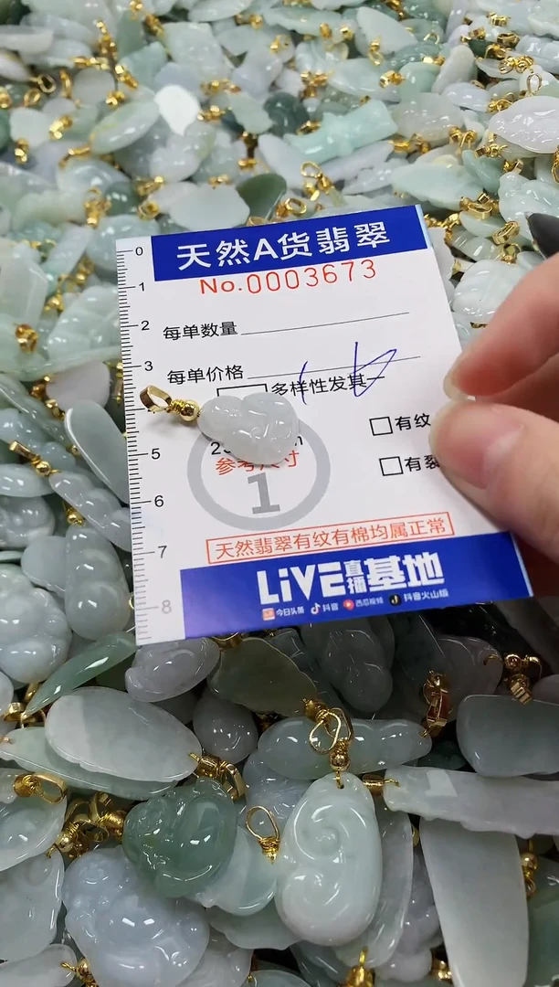 颈饰未镶嵌翡翠纯天然a货翡翠
