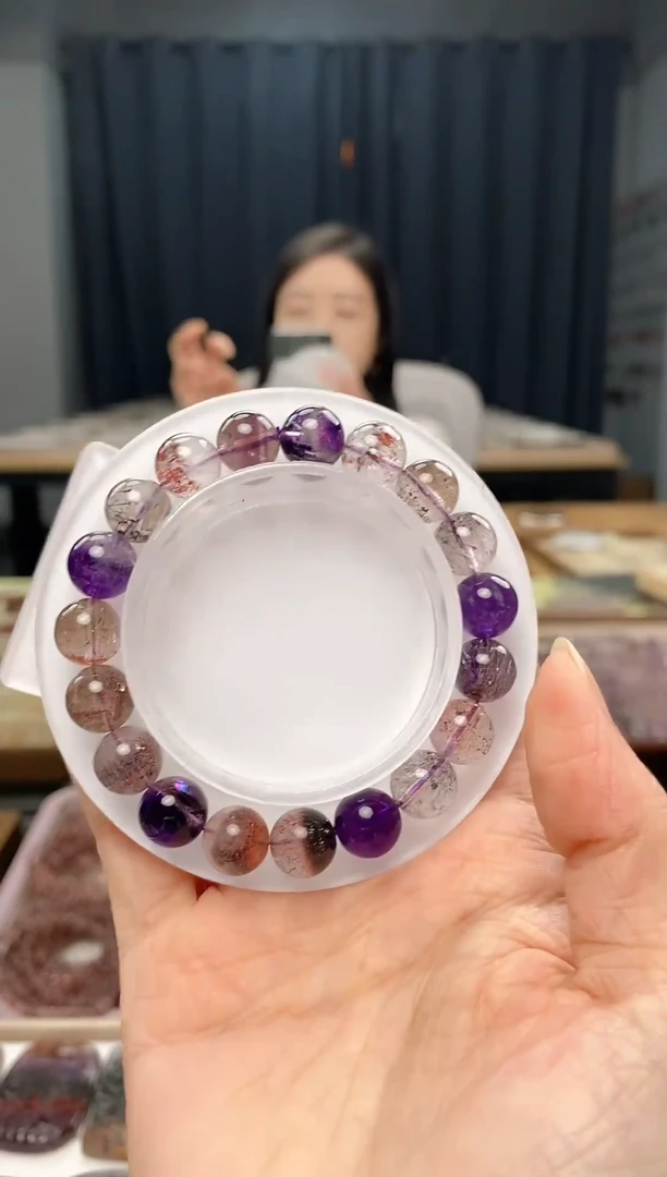 未镶嵌手串水晶超七 多样性发一