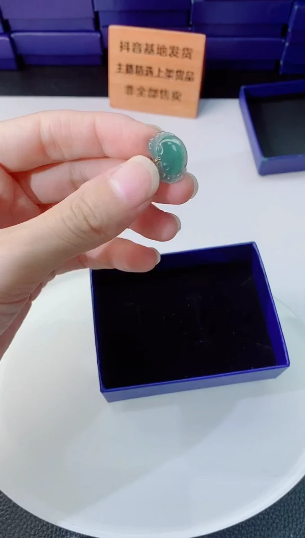 翡翠未镶嵌颈饰      `