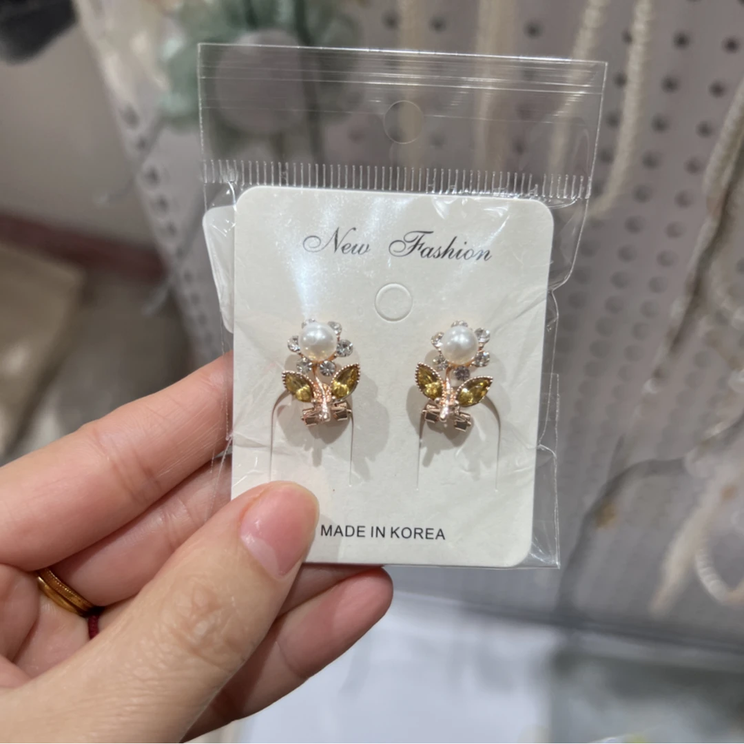 合金耳饰 【专属拍价】复古耳环圆珠耳饰国风百搭手工耳坠清冷古典