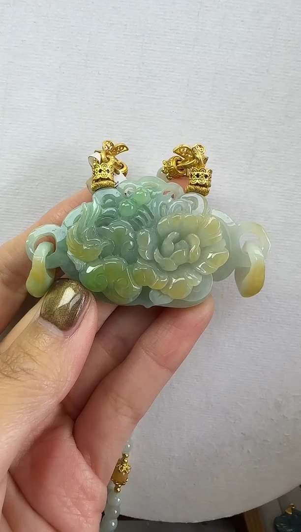 颈饰未镶嵌翡翠国风翡翠