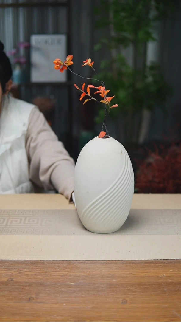 花器斜纹水滴高26