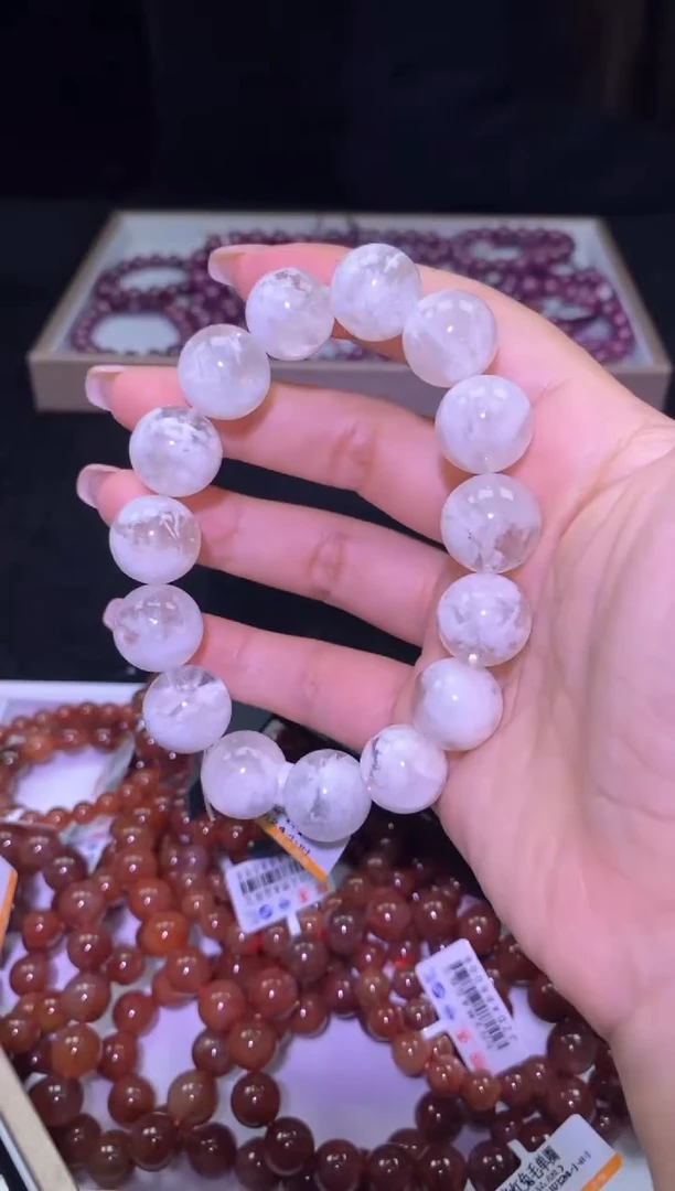 未镶嵌手链水晶白幽灵-A05-多样性发其一