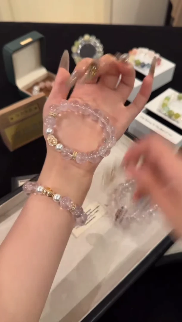 水晶手链合金紫水晶x1961