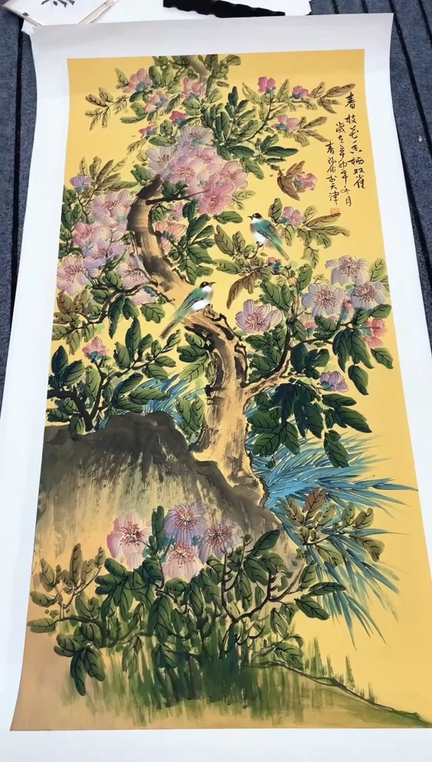 精品国画花鸟作品