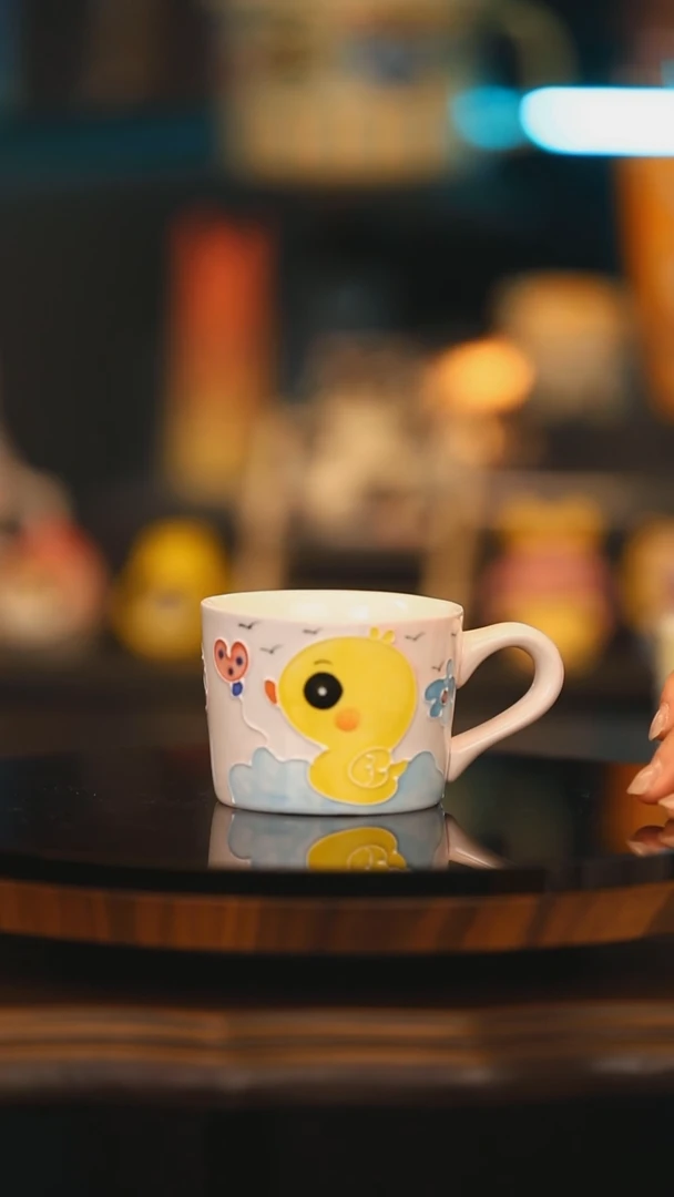 【闪购商品】杯子景德镇高温釉下彩绘设计师款