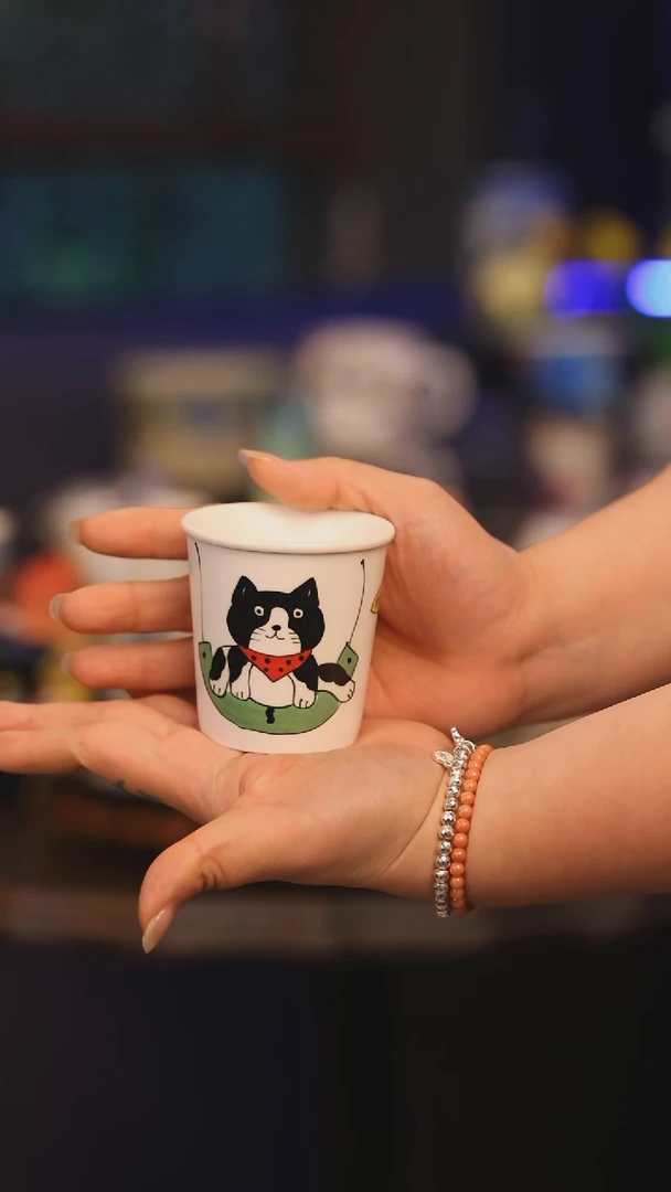 【闪购商品】摆件随机画片景德镇釉下彩绘设计师款式陶瓷