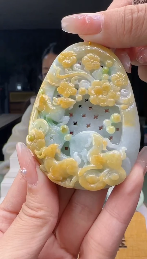 【闪购商品】翡翠吊坠(不含链)未镶嵌MM@@960Q3J15321