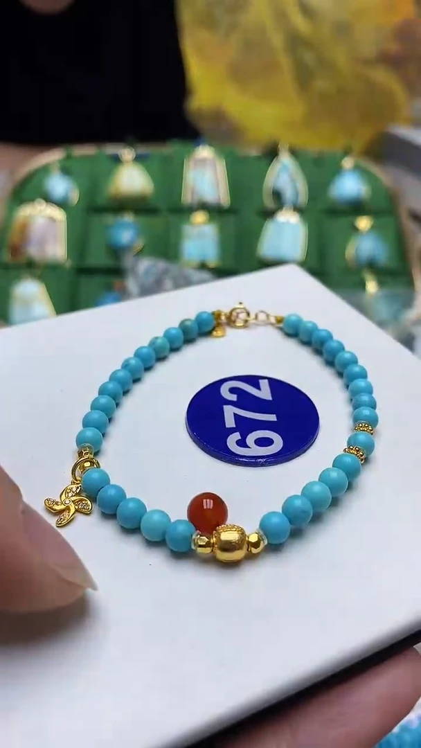 玛瑙/玉髓手串未镶嵌672
